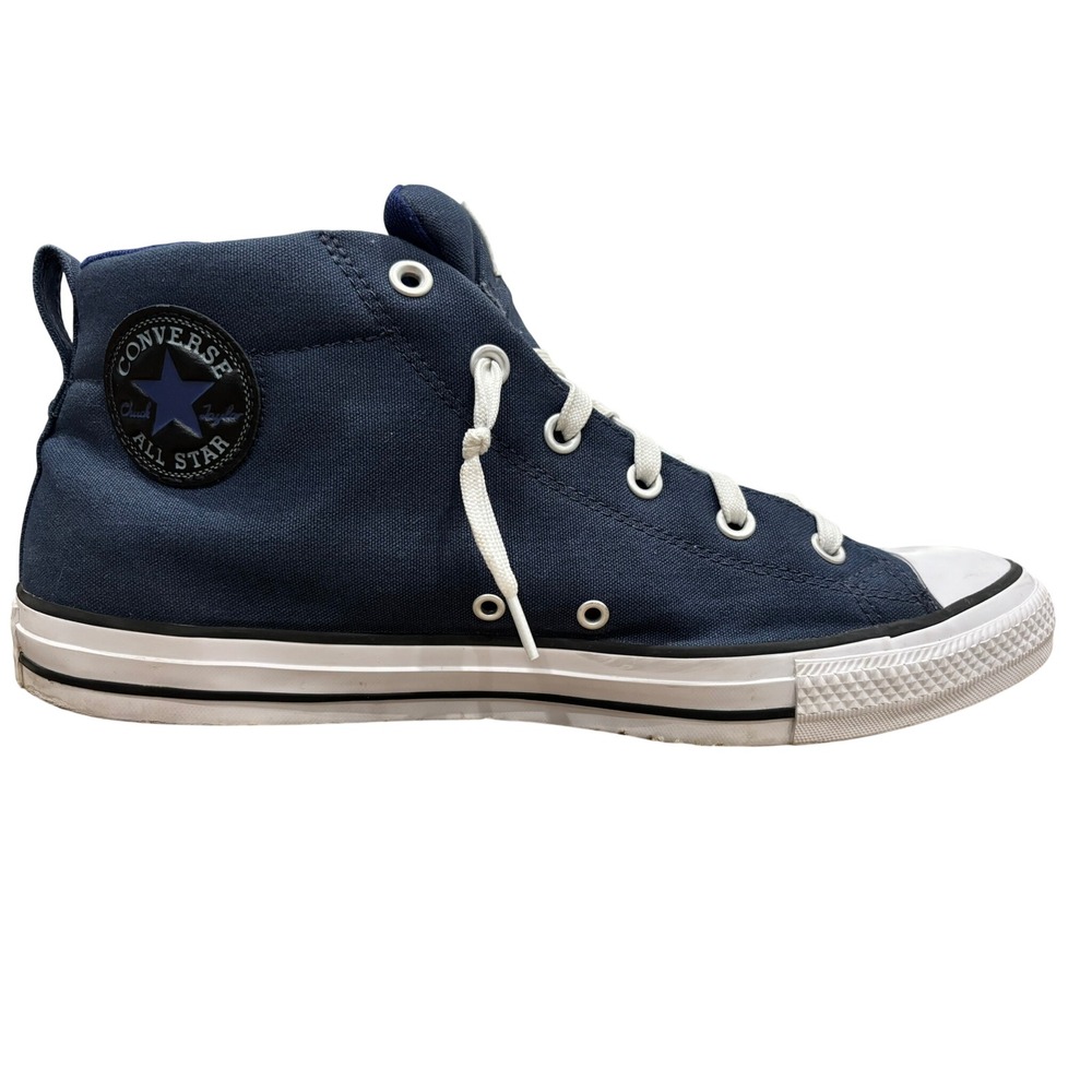 Converse Chuck Taylor All Star Madison Mens Navy Blue Mid Top Canvas Sneakers